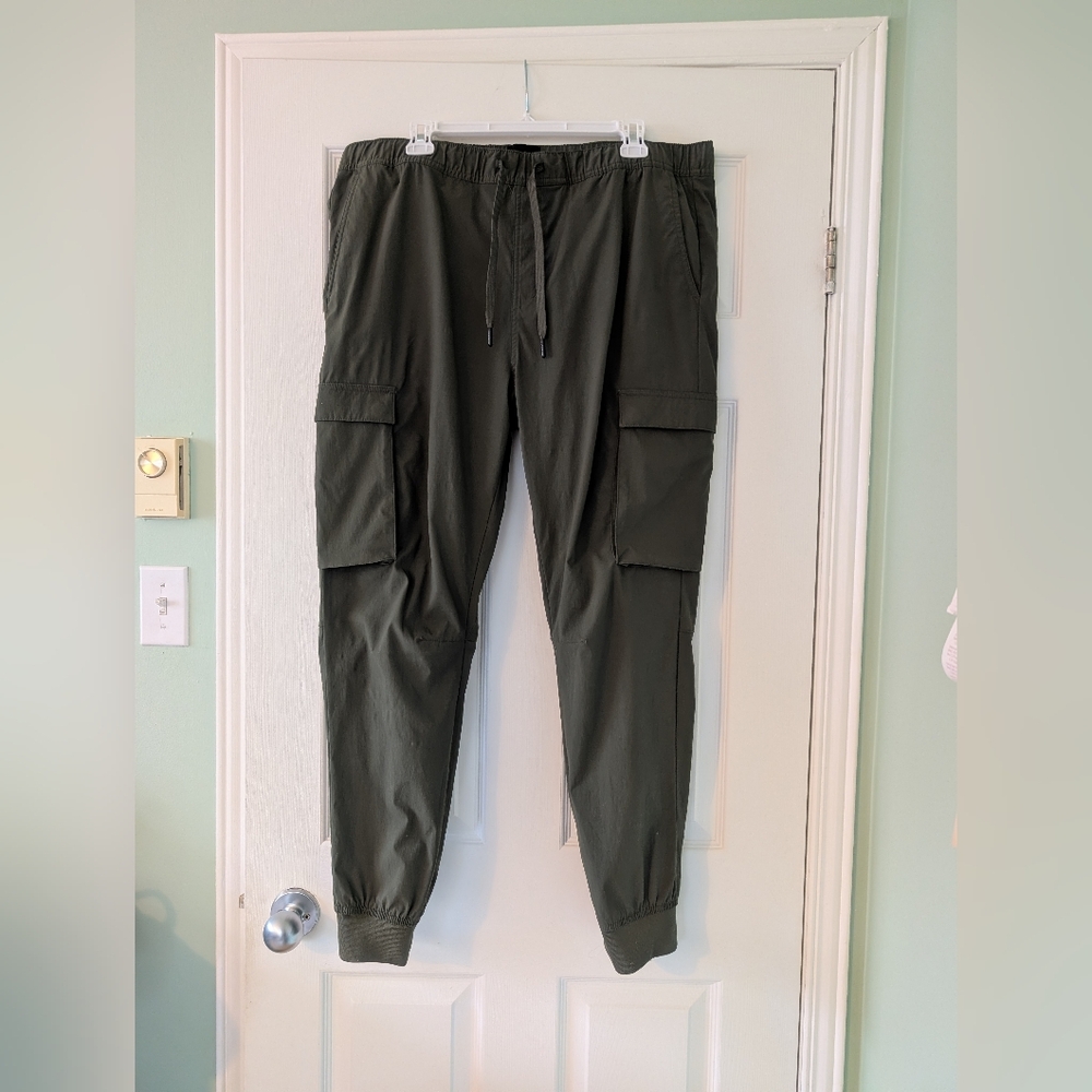 H&M Dark Green Cargo Pants for Men